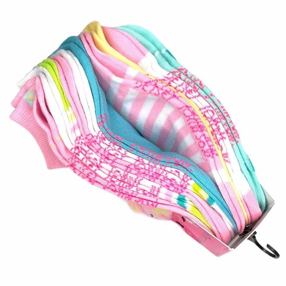 Betsey Johnson Easter Low Cut Socks Pink Blue 10 Pairs - Picture 4 of 6